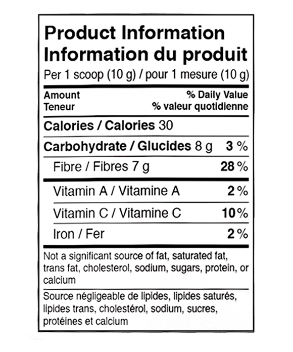 MSPrebiotic Healthy Microbiome Prebiotic Supplement (454g) - Nature's Source Inc