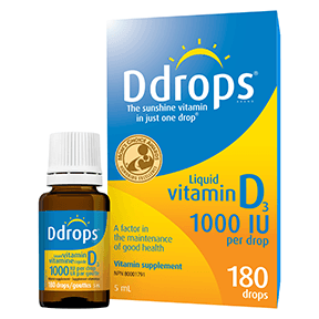 Ddrops 1000IU 180 drops - Nature's Source Inc