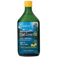 Carlson Labortories Cod Liver Oil Lemon 500ml - Nature's Source Inc