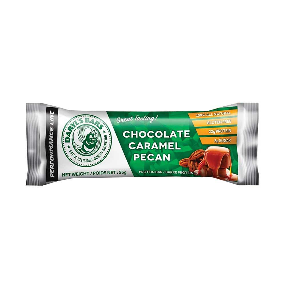 Daryl's Chocolate Caramel Pecan Protein bar 56g - Nature's Source Inc