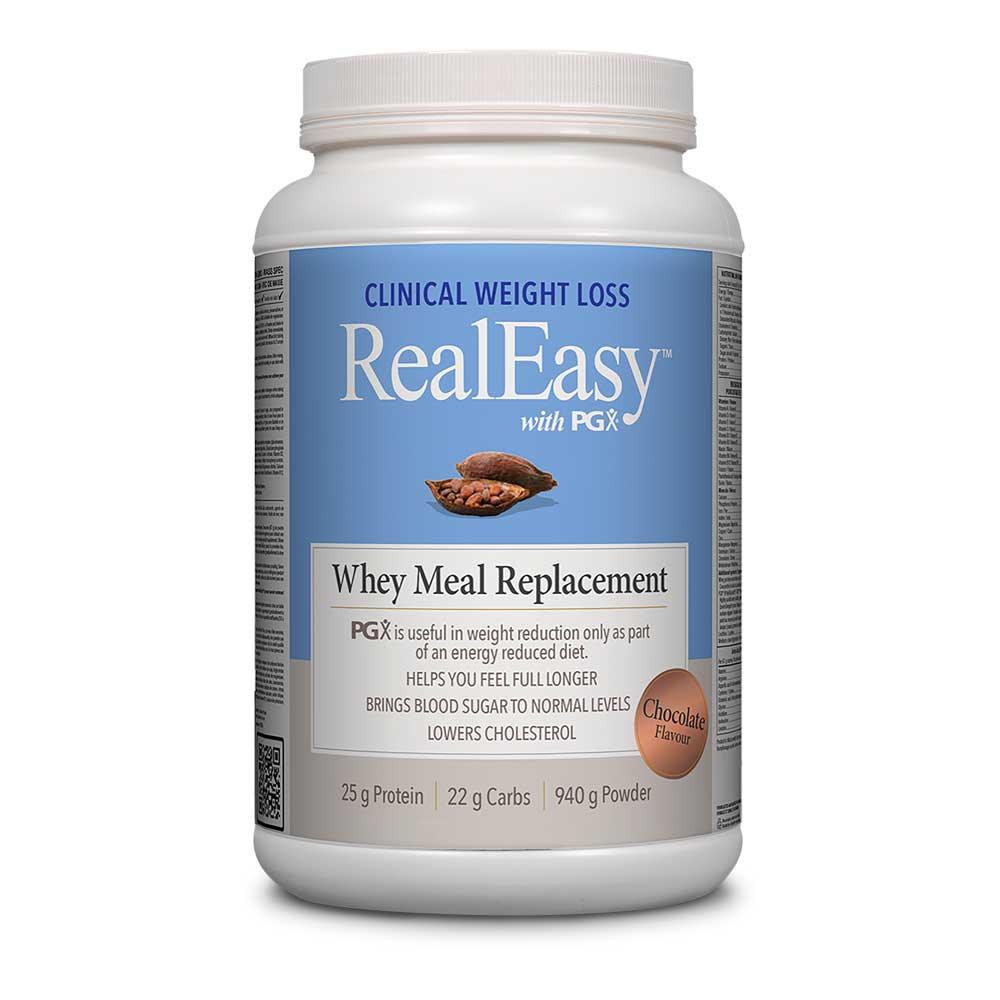 RealEasy Whey Meal Replacement Chocolate 940g - Nature's Source Inc