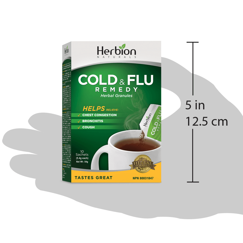 Herbion Cold & Flu Remedy 10 sachets - Nature's Source Inc
