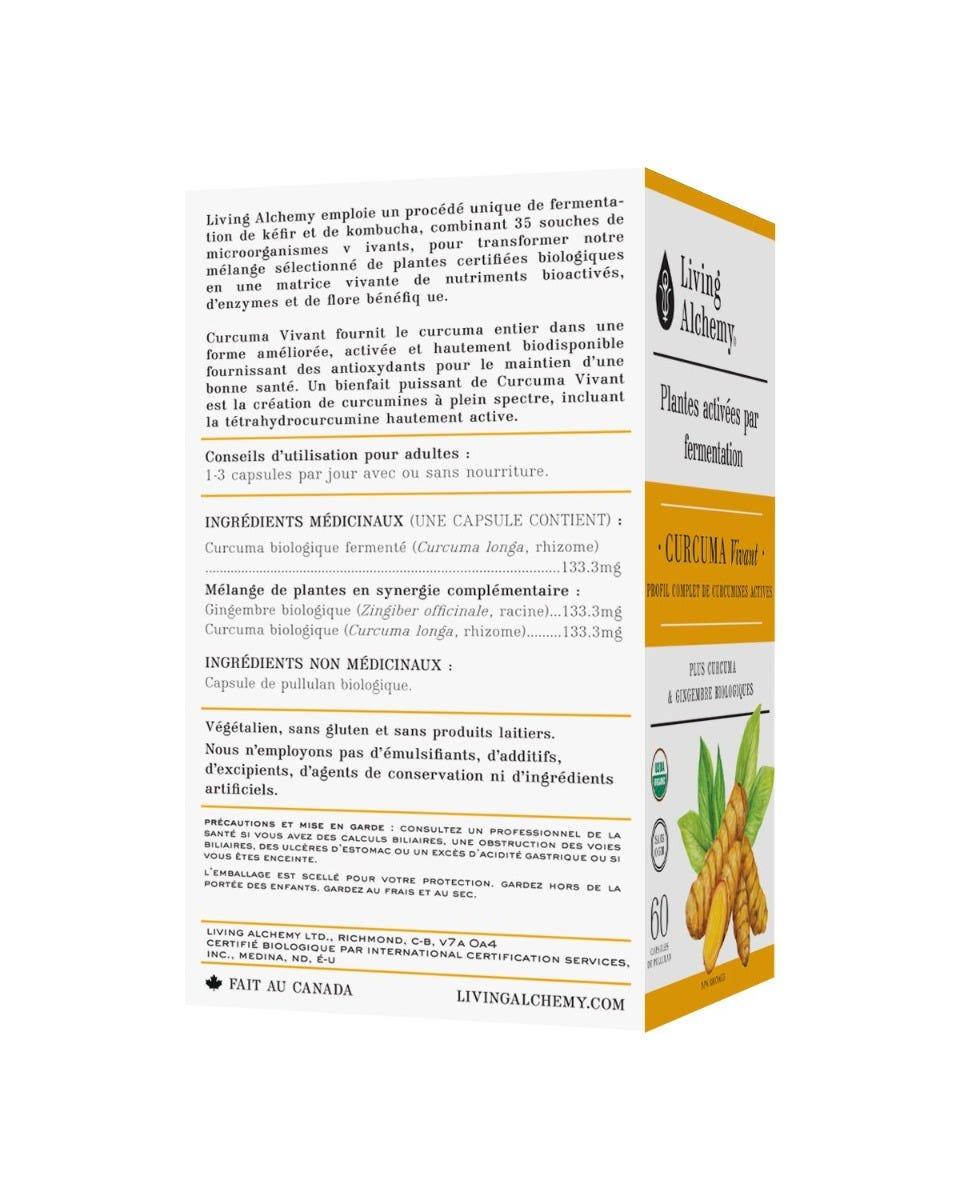 Living Alchemy Turmeric Alive 120 Capsules - Nature's Source Inc