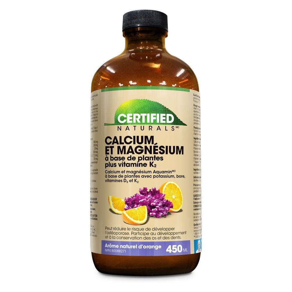 Certified Naturals Calcium Magnesium Orange 450 ml - Nature's Source Inc