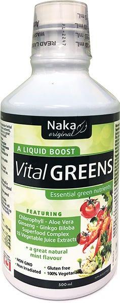 Naka Vital Greens 500ml - Nature's Source Inc