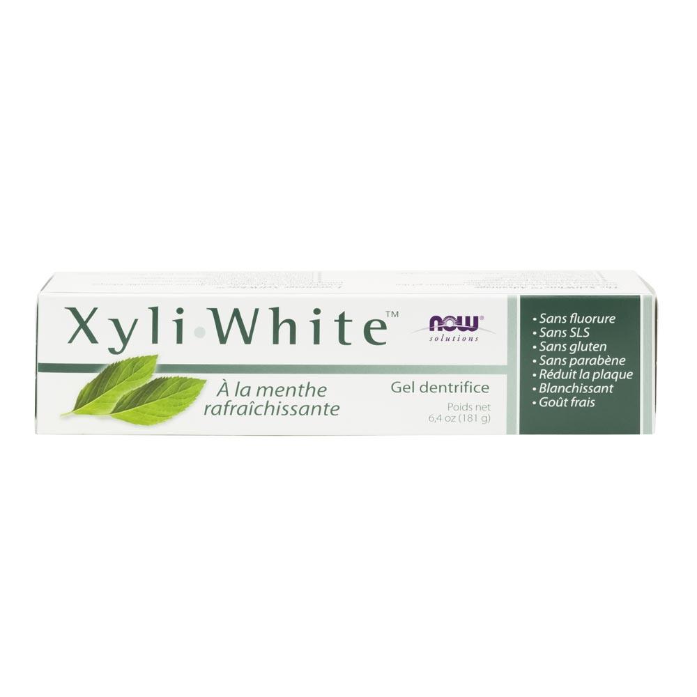 Now Xyli - White Refreshmint Toothpaste 181g - Nature's Source Inc