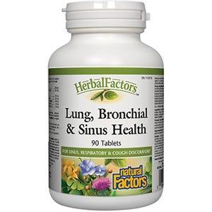 Natural Factors Lung, Bronchial & Sinus Health (90 Tablets) - Nature's Source Inc