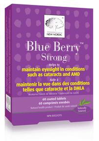 New Nordic Blue Berry Strong - 60 tabs 60 tablets - Nature's Source Inc