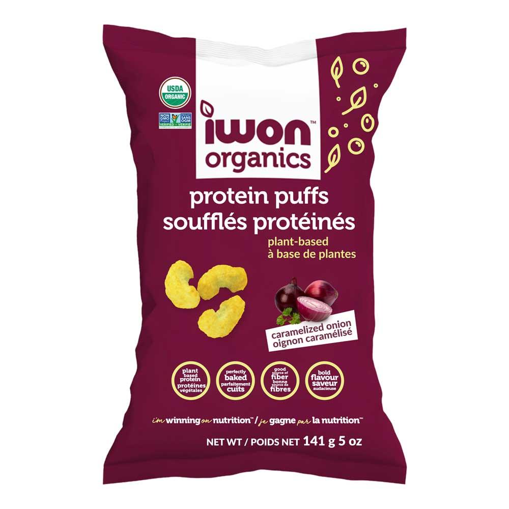 iWon Organics Caramelized Onion Protein Puffs 42g - Nature's Source Inc
