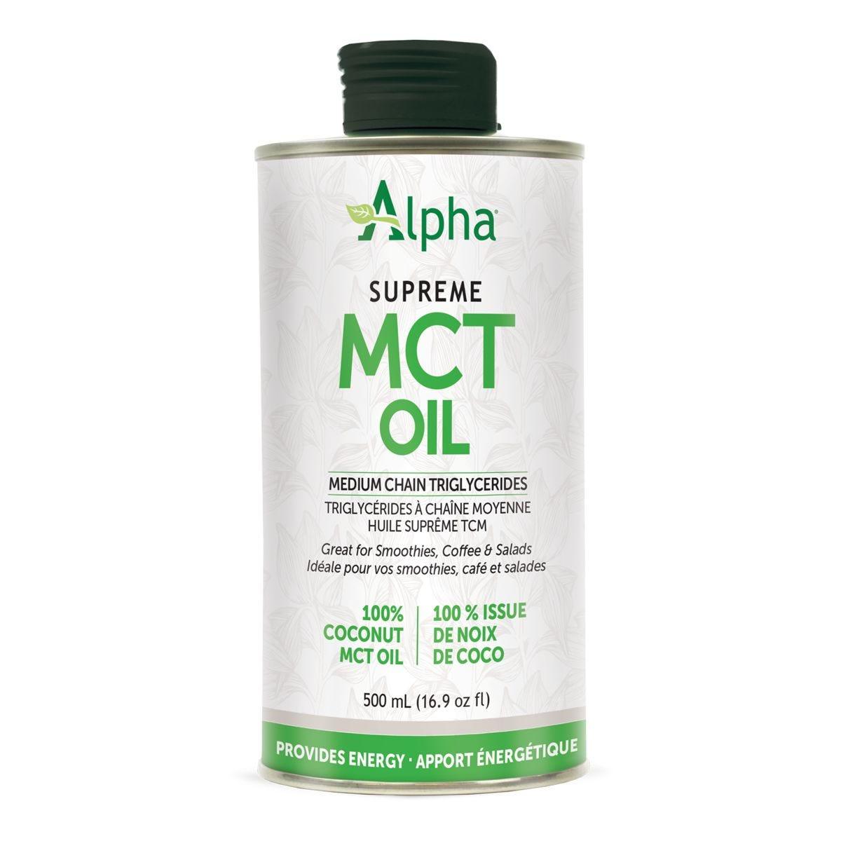 Alpha Supreme 60 - 40 MCT Oil Natural 500ml - Nature's Source Inc