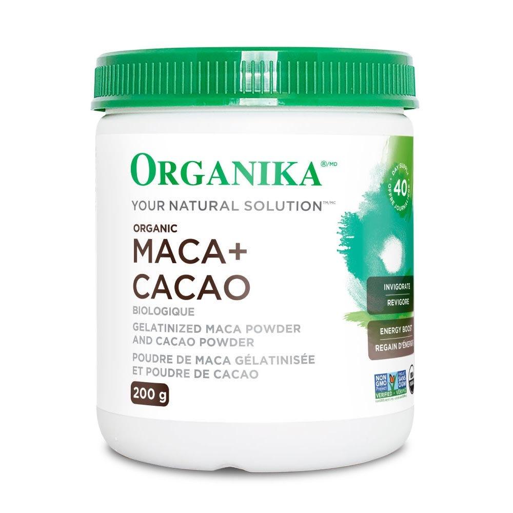 Organika Organic Maca + Cacao Powder 200g - Nature's Source Inc