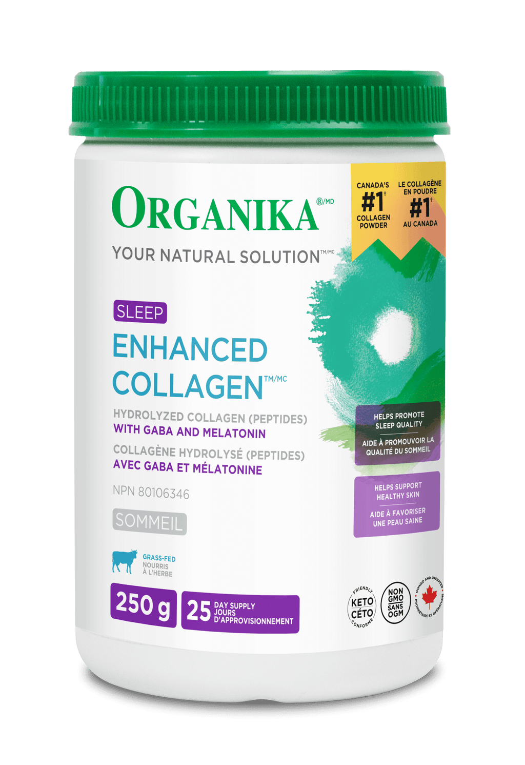 Organika Enhanced Collagen Sleep 250g - Nature's Source Inc