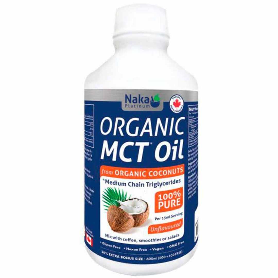 Naka Organic MCT Oil - 600ml - Nature's Source Inc