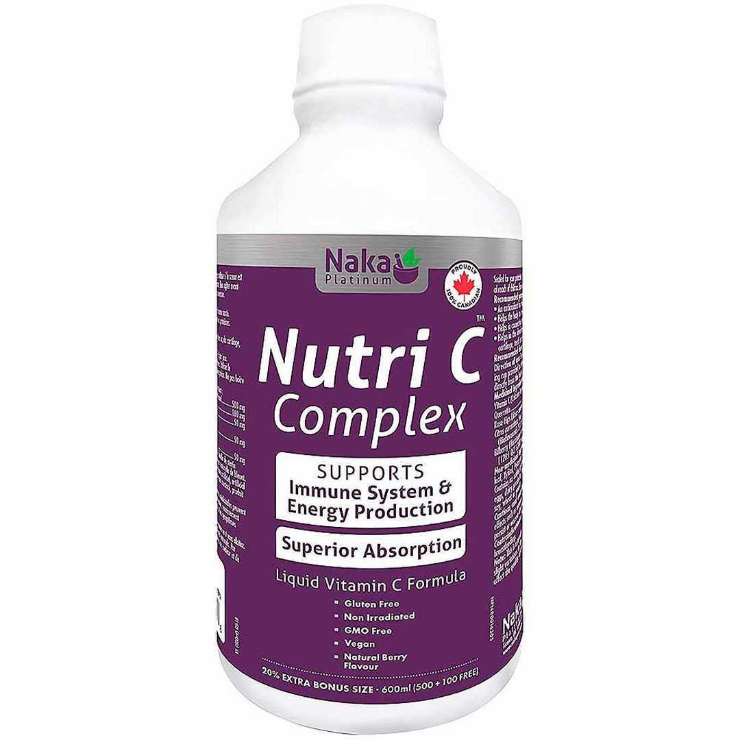 Naka Platinum Natural Berry Nutri C Complex - 600ml - Nature's Source Inc