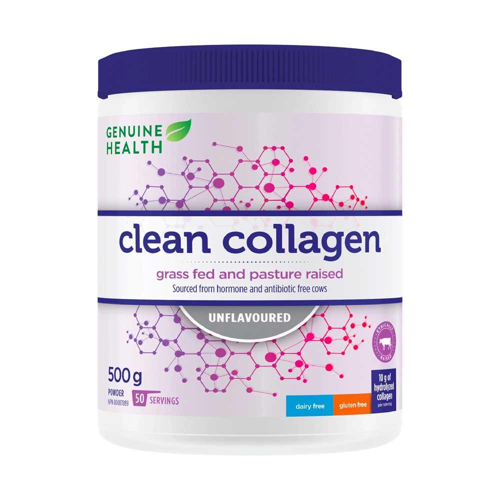 Genuine Health Clean Collagen Bovine 500g - Nature's Source Inc