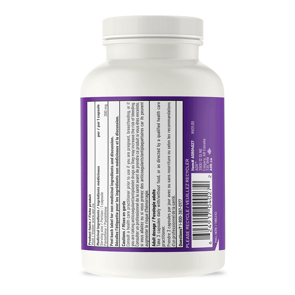 AOR Pantethine 90 Veg - Caps - Nature's Source Inc