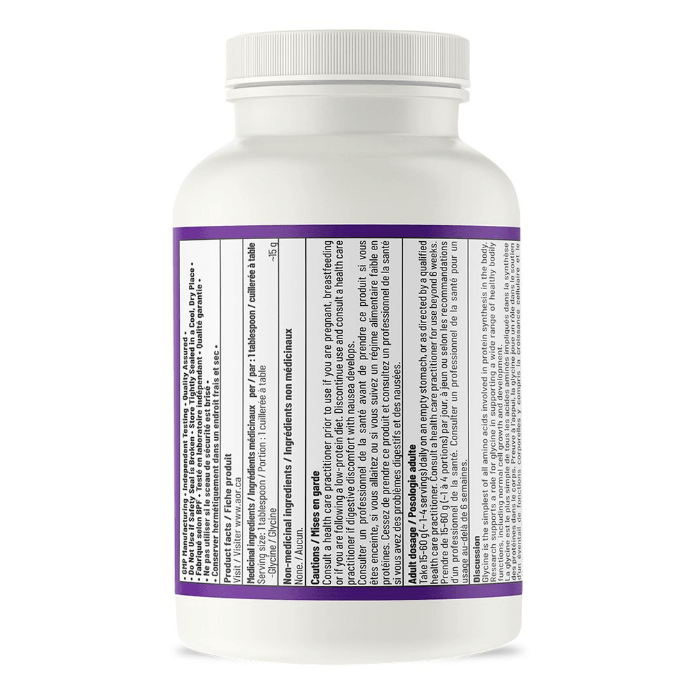 AOR Glycine 500 g - Nature's Source Inc