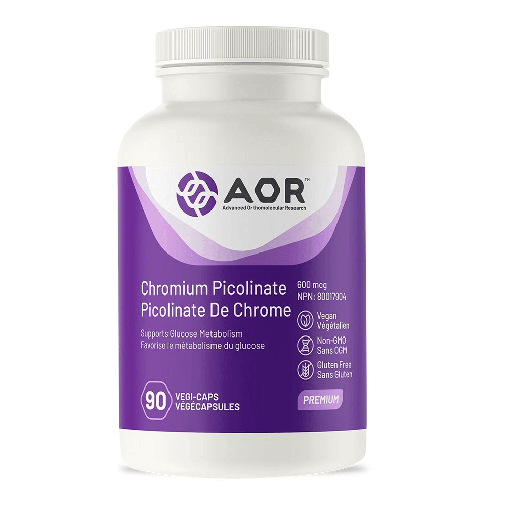 AOR Chromium Picolinate 90 Veg - Caps - Nature's Source Inc