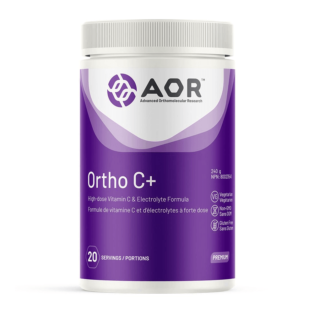AOR Ortho C+, High - dose Vitamin C & Electrolyte Formula, 240 g - Nature's Source Inc