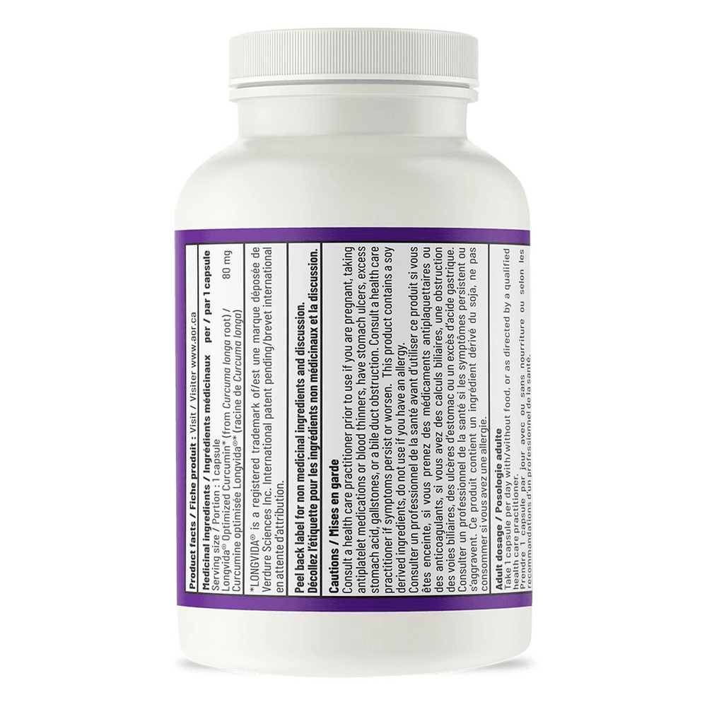 AOR CurcuVIVA 60 Veg - Caps - Nature's Source Inc