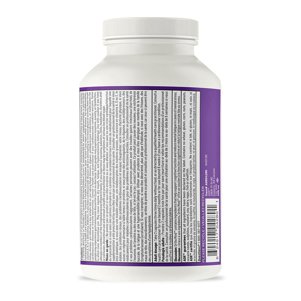 AOR Ortho Mind 180 Veg - Caps - Nature's Source Inc