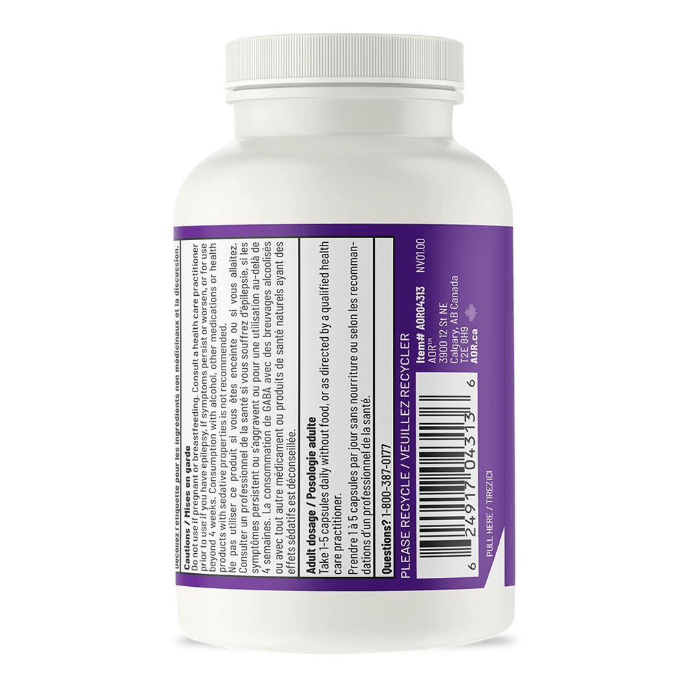 AOR Gaba 60 Veg - Caps - Nature's Source Inc