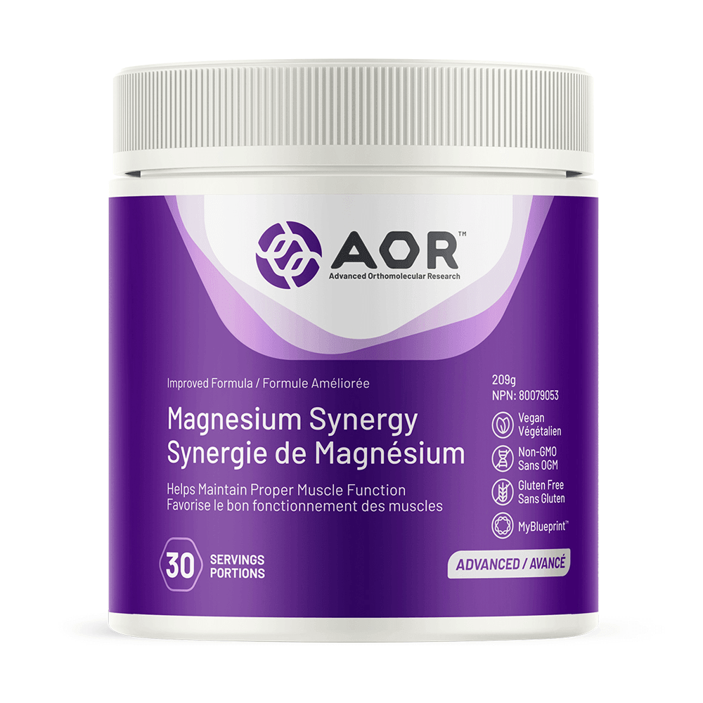 AOR Magnesium Synergy 250g - Nature's Source Inc
