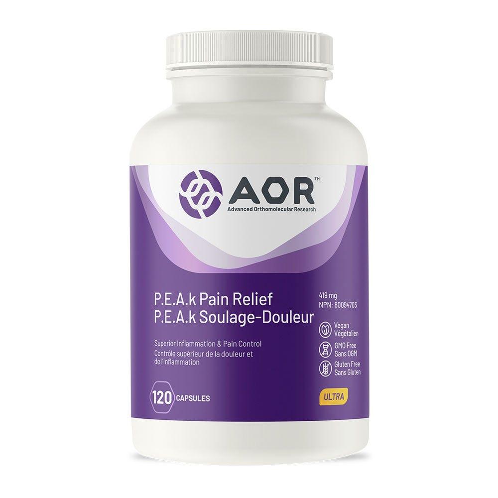 AOR P.E.A.k Pain - Relief 419mg 120 Capsules - Nature's Source Inc