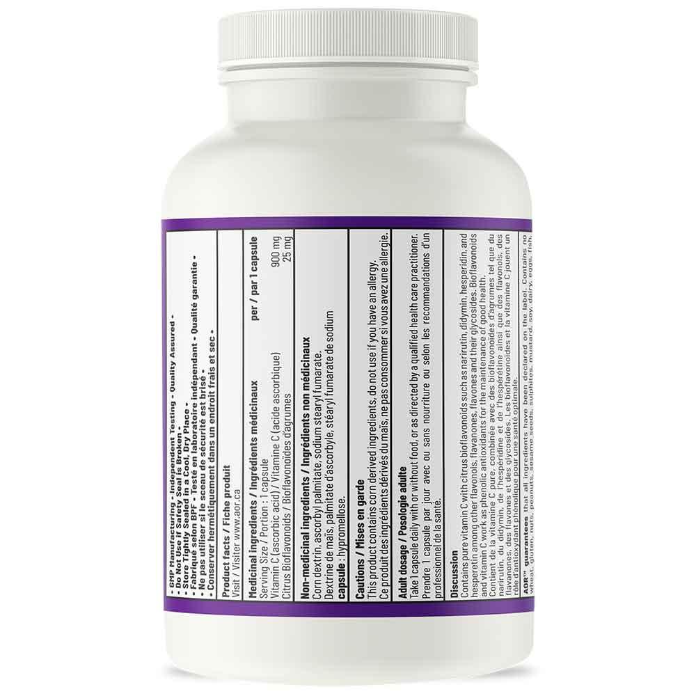 AOR C + Bioflavonoids - 200 Veg Capsules - Nature's Source Inc