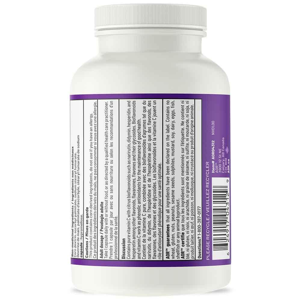 AOR C + Bioflavonoids - 200 Veg Capsules - Nature's Source Inc