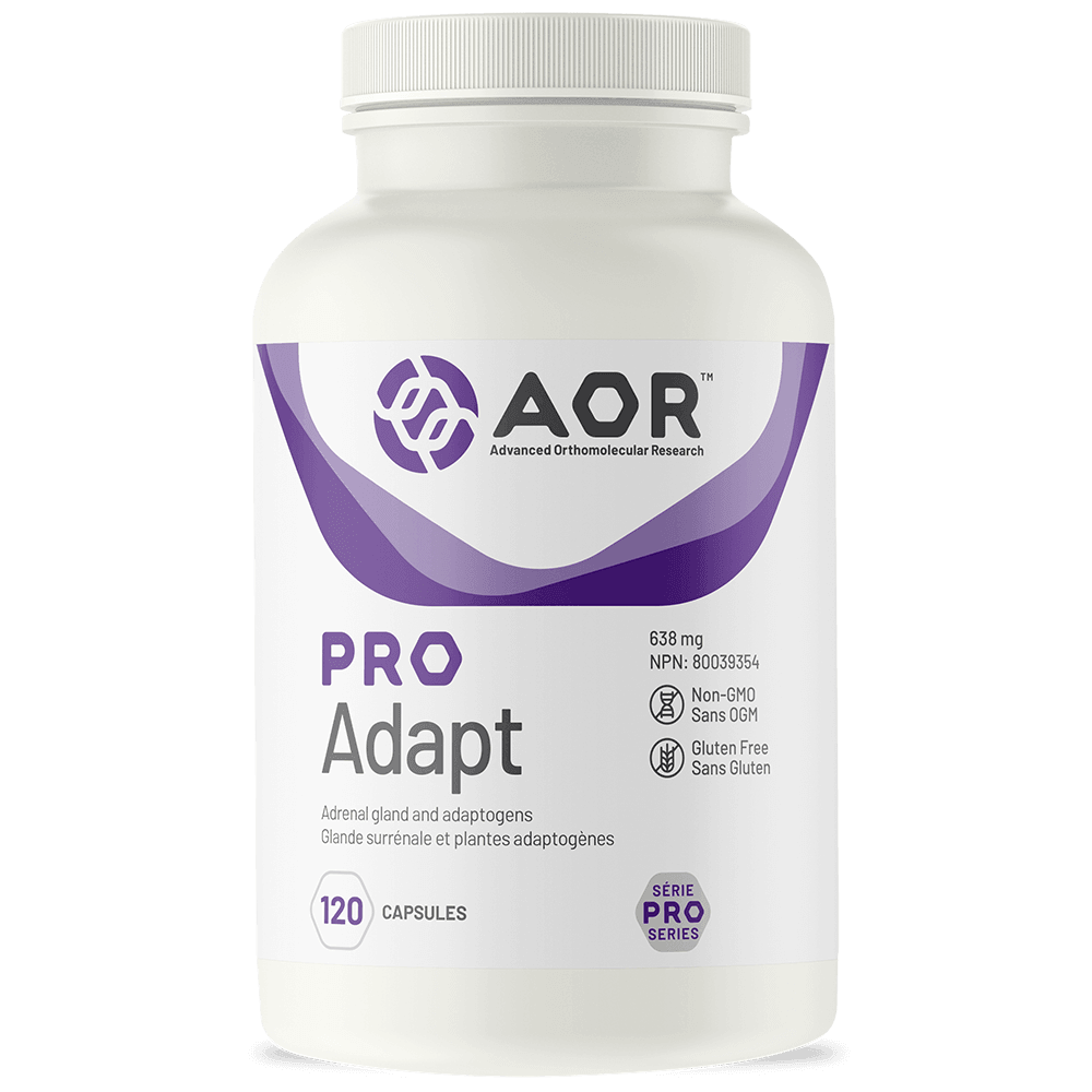 AOR Pro Adapt 120 Capsules - Anti - Stress Formula, Promote Mood Support and Reduce Fatigue Associated With Stress - Nature's Source Inc