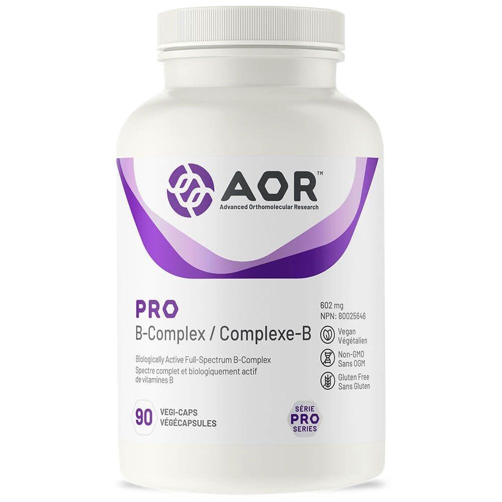 AOR Pro B - Complex - 90 Veg Capsules - Nature's Source Inc