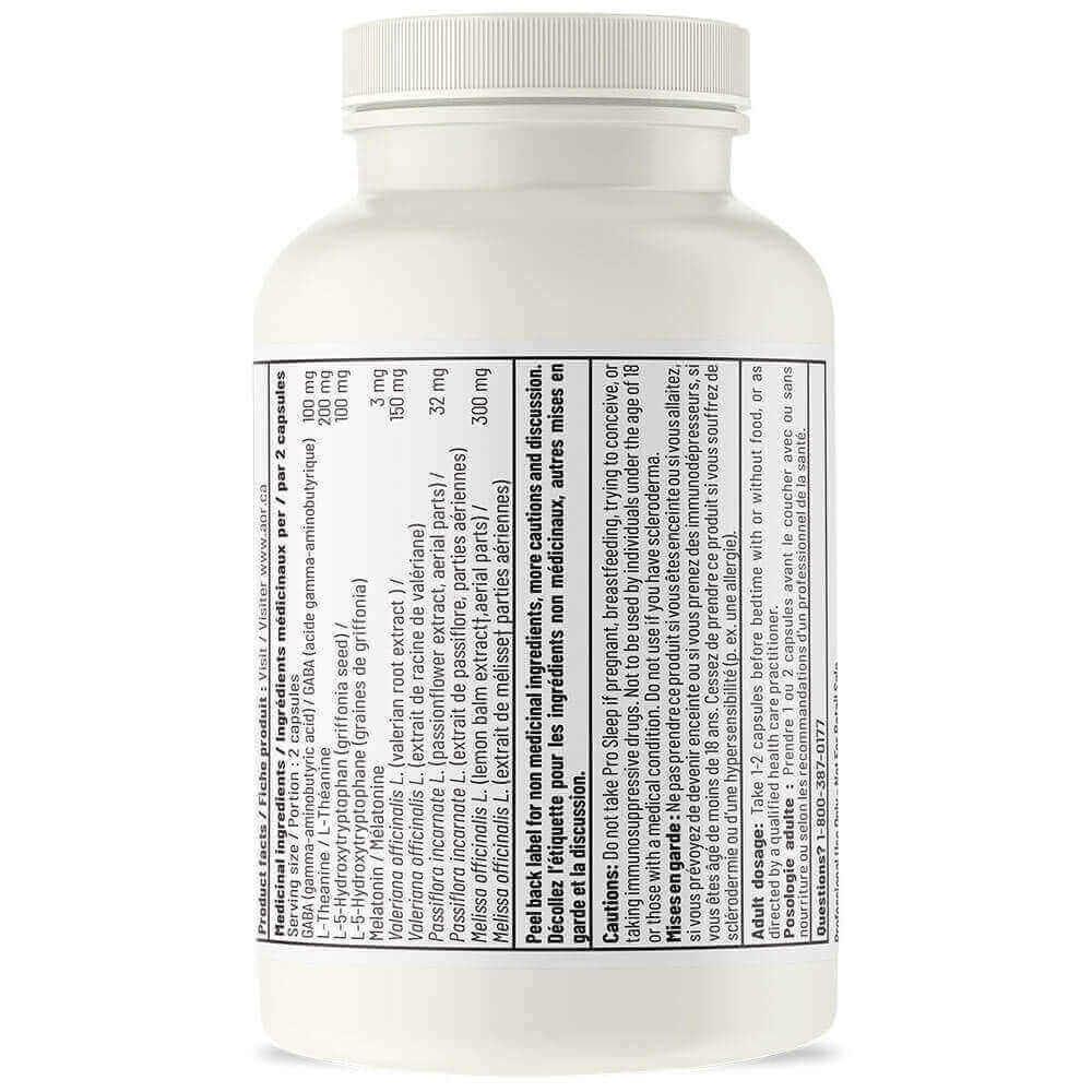 AOR Pro Sleep 60 Veg - Caps - Nature's Source Inc