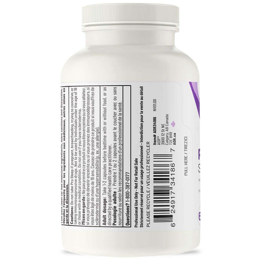 AOR Pro Sleep 60 Veg - Caps - Nature's Source Inc