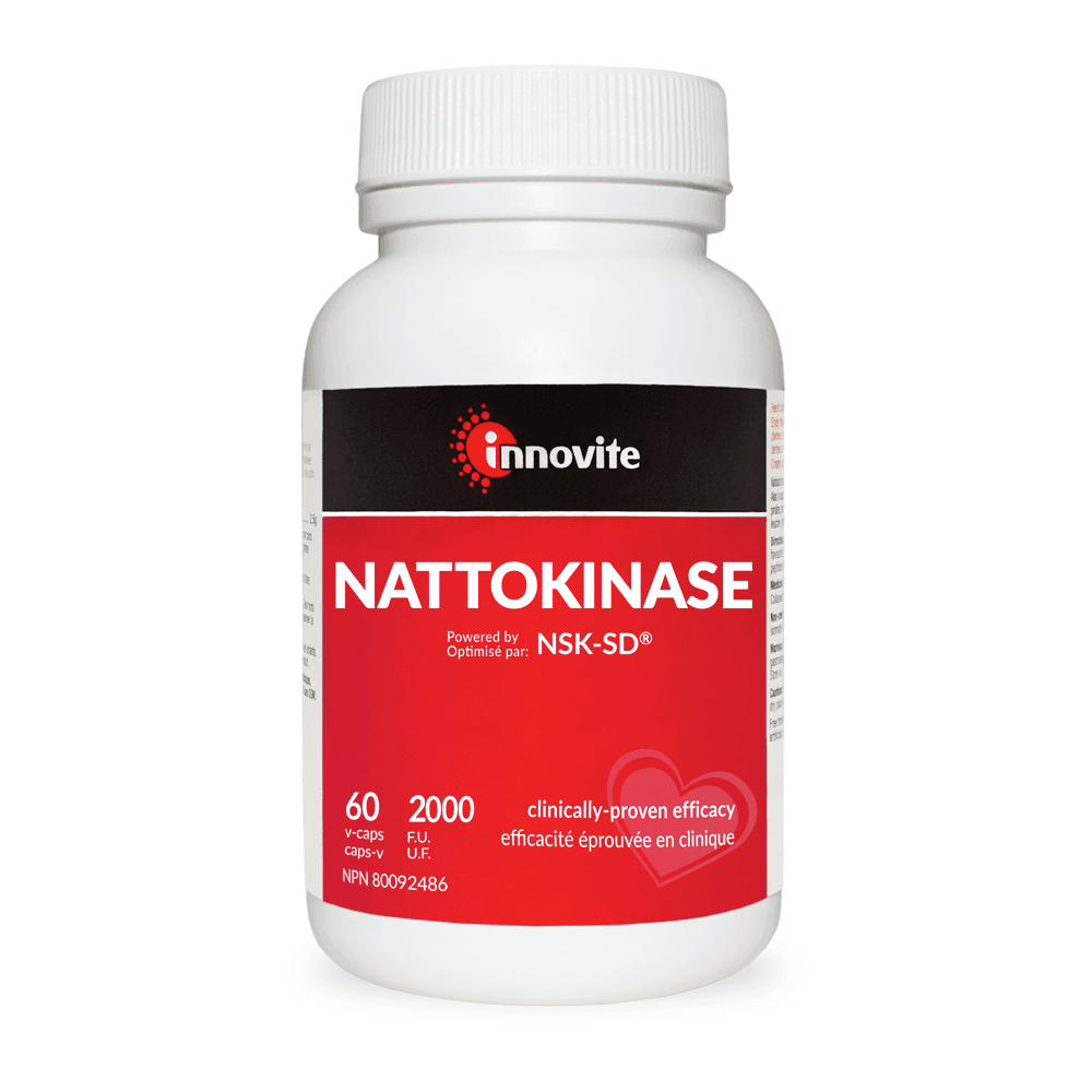 Innovite Health Nattokinase for vascular support, 60 ct - Nature's Source Inc