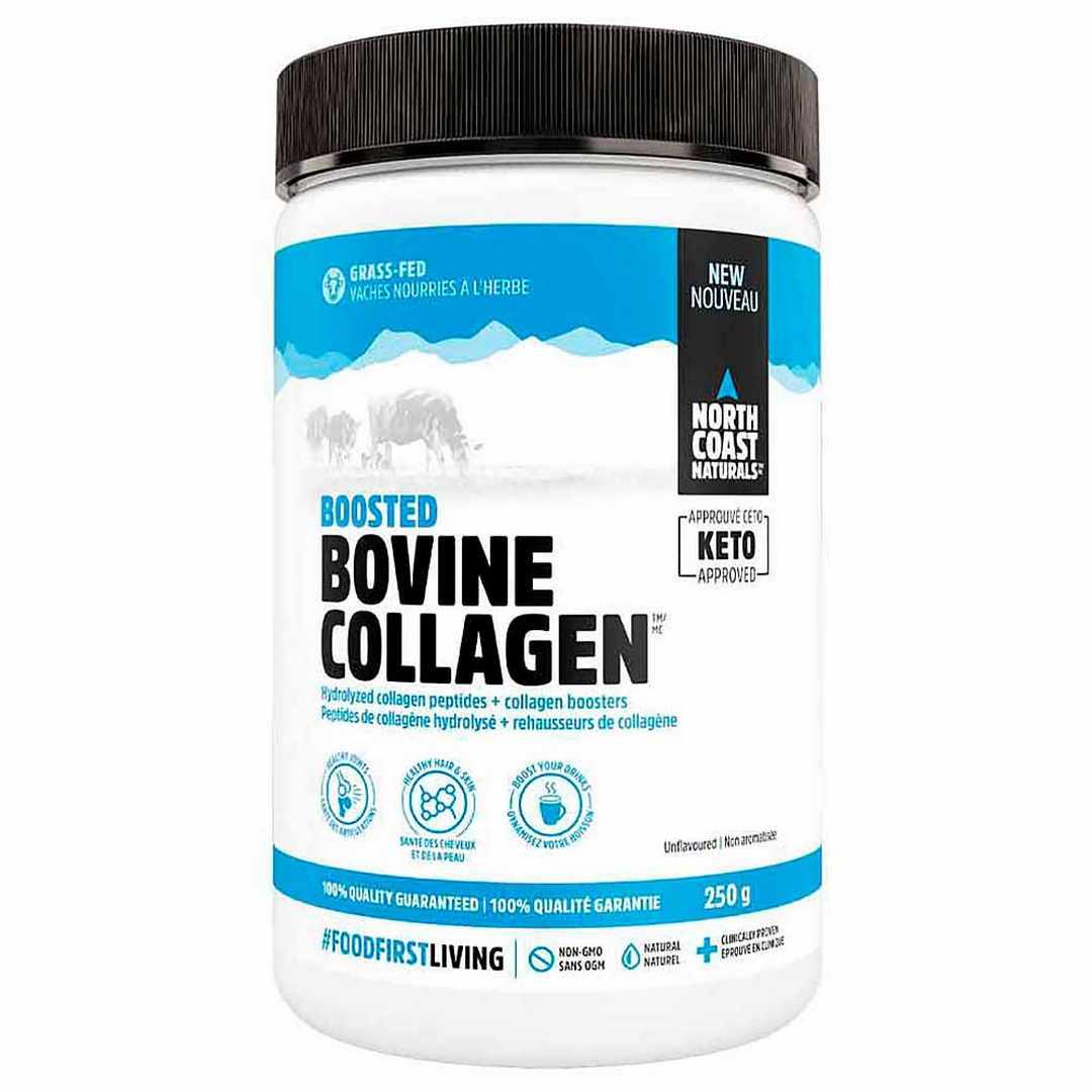 North Coast Naturals Unflavored Boosted Bovine Collagen - 250g - Nature's Source Inc