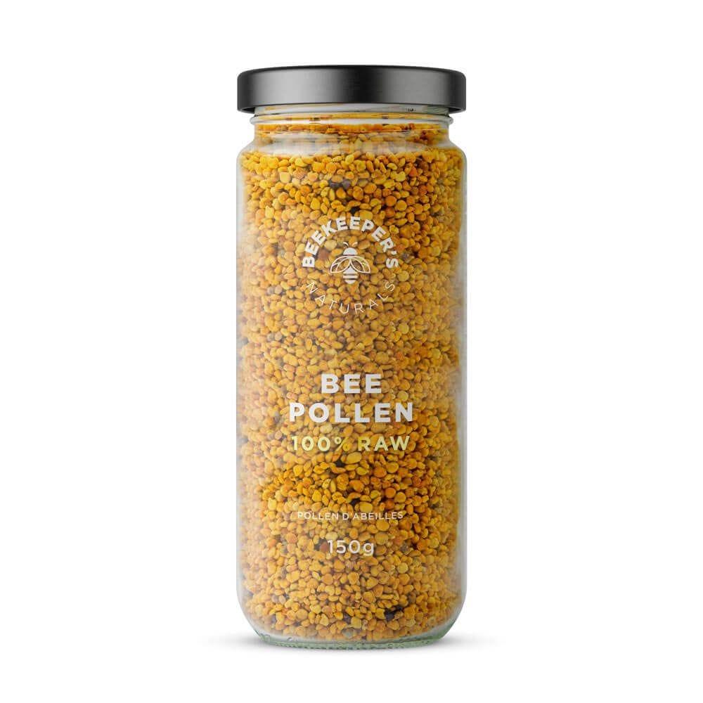 Beekeepers Naturals 100% Raw Canadian Bee Pollen 150g - Packed With B Vitamins, Minerals, Free - Forming Amino Acids, And Protein, Good Energy Source, Supports Energy Levels And Whole Body Health - Nature's Source Inc
