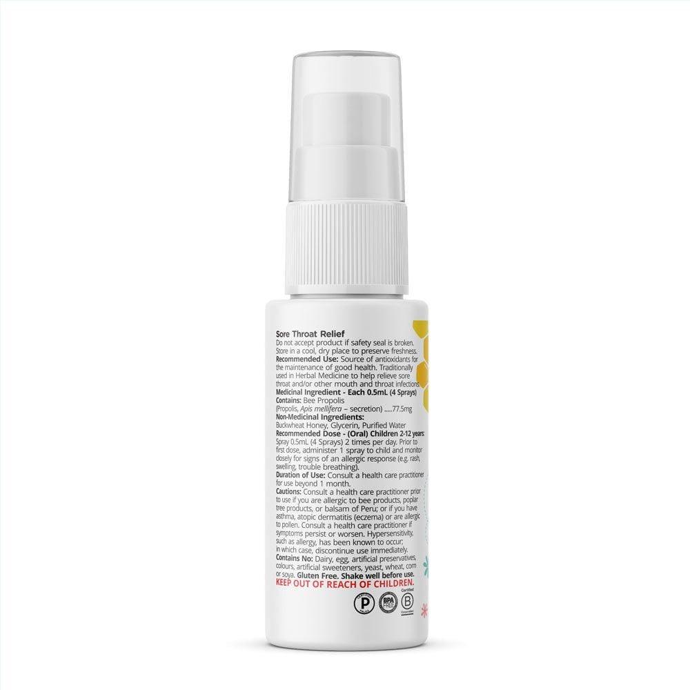 BeeKeepers Naturals - Bee Propolis Throat Spray for Kids - 30ml - Nature's Source Inc
