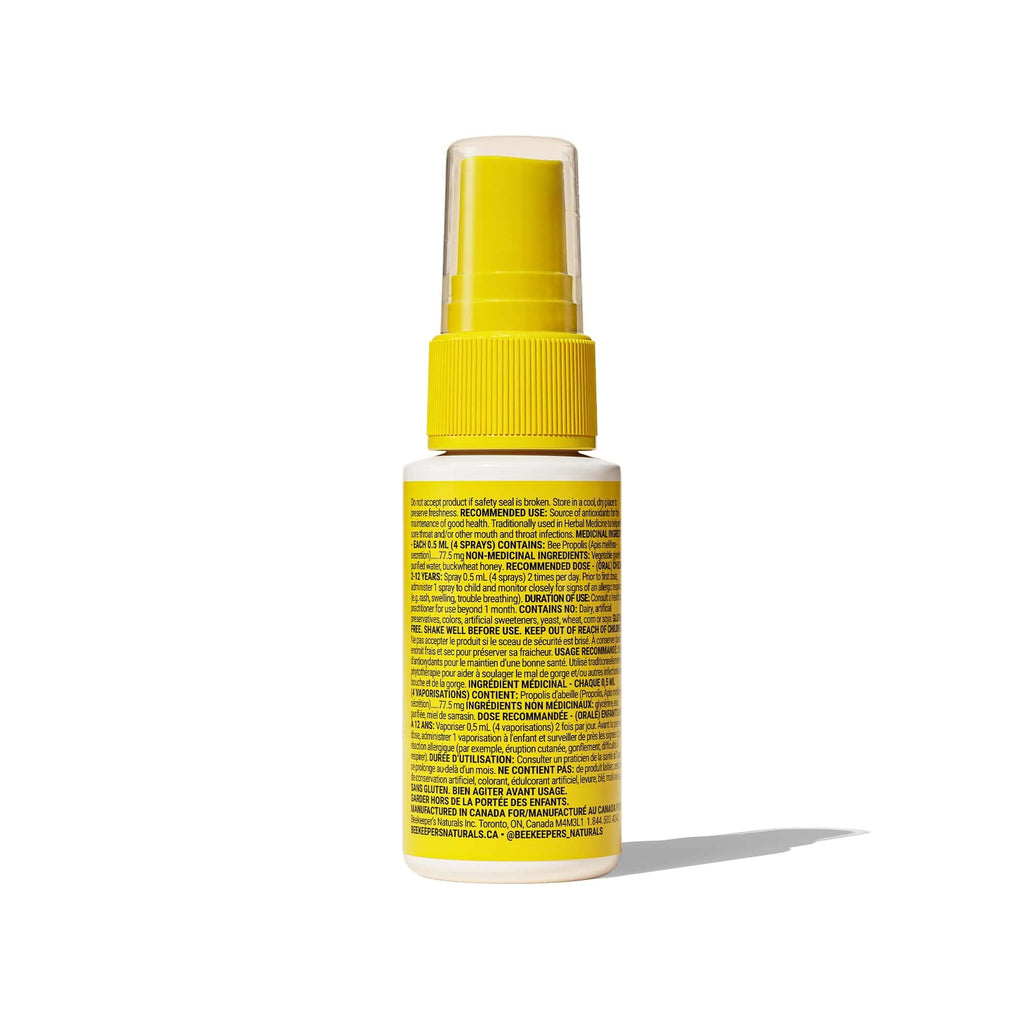 BeeKeepers Naturals - Bee Propolis Throat Spray for Kids - 30ml - Nature's Source Inc