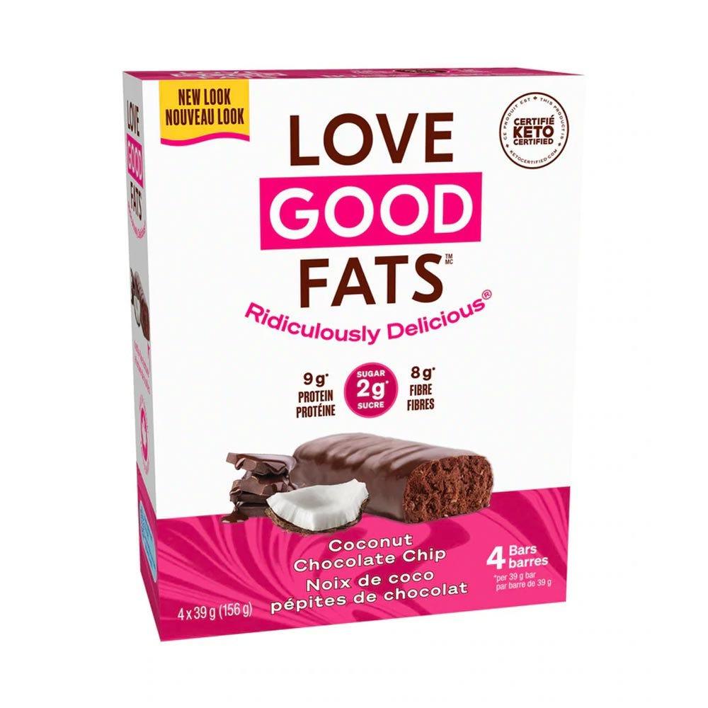 Love Good Fats Coconut Chocolate Chip 4ct - Nature's Source Inc