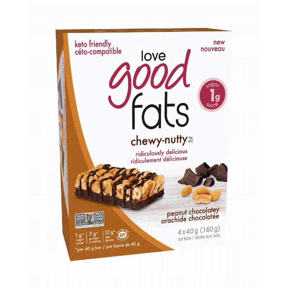 Love Good Fats Peanut Butter Chocolate 4ct - Nature's Source Inc