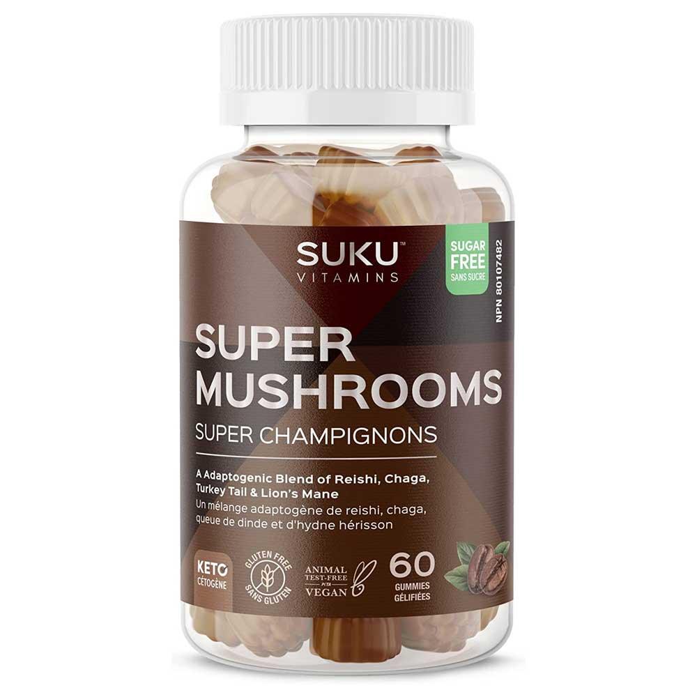 Suku Super Mushrooms 60 Gummies - Nature's Source Inc