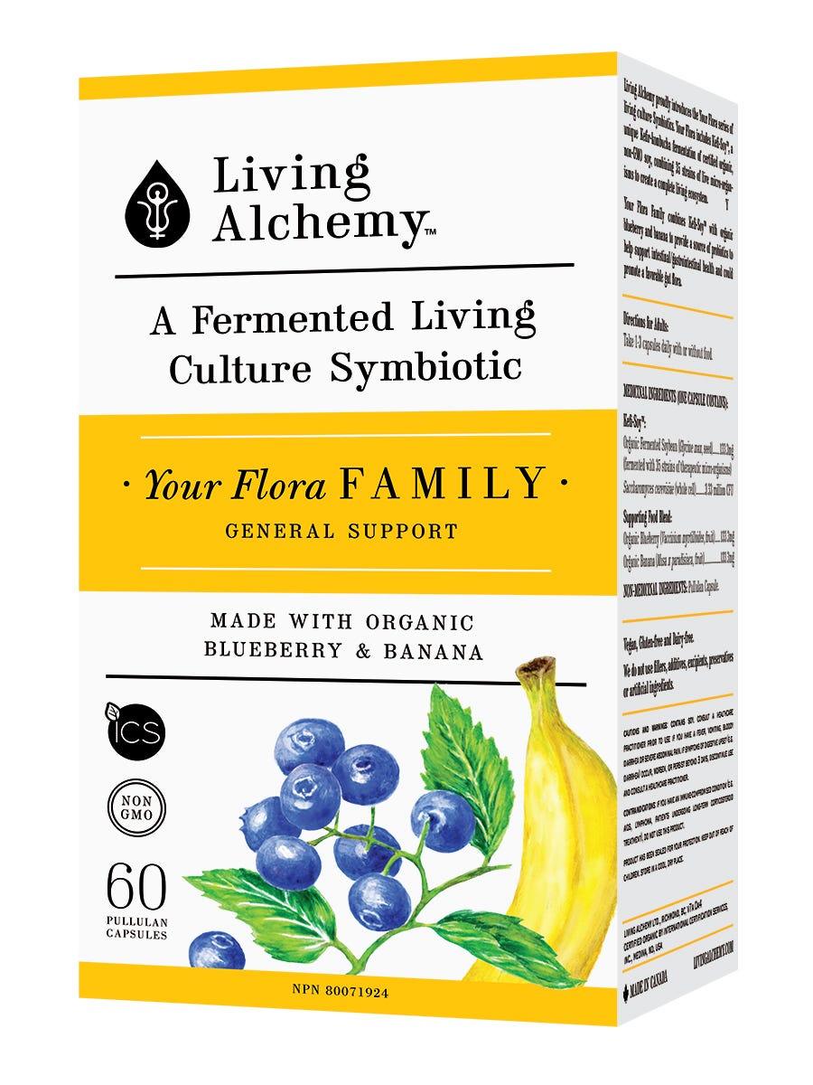Living Alchemy Your Flora Family 60 Veg Capsules - Nature's Source Inc