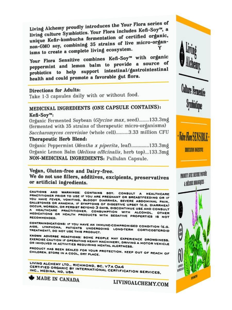Living Alchemy Your Flora Sensitive 60 Veg Capsules - Nature's Source Inc