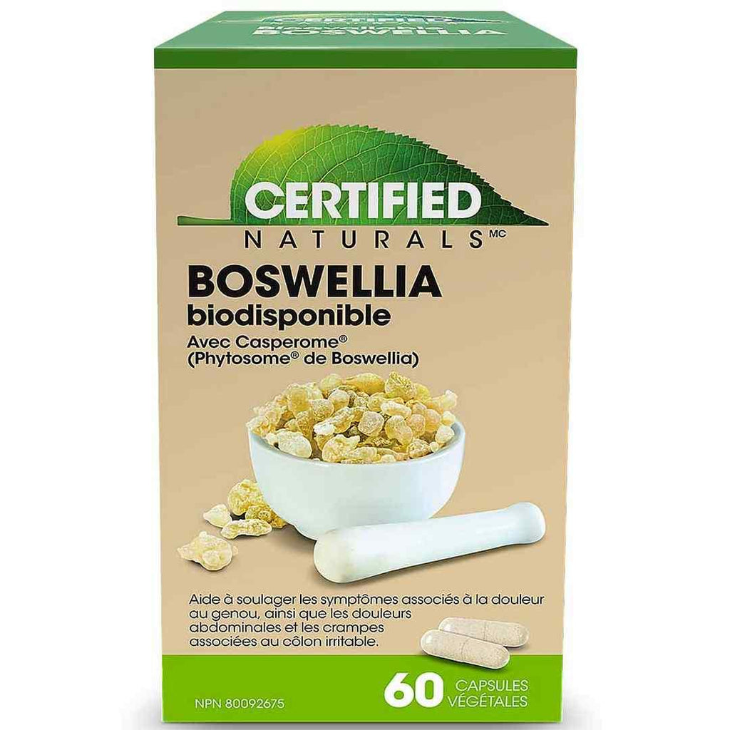 Certified Naturals Bioavailable Boswellia (60 VegCaps) - Nature's Source Inc