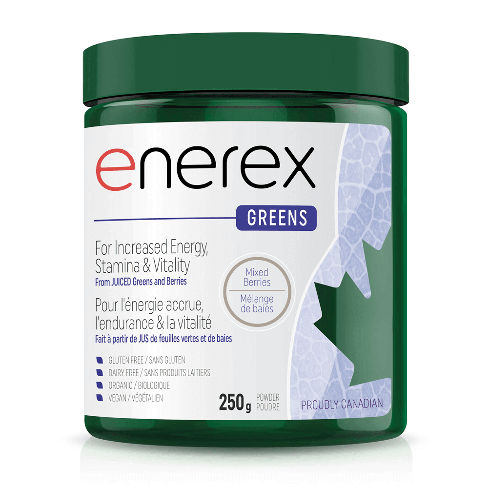 Enerex Greens Gluten Free Mixed Berry 250g - Nature's Source Inc