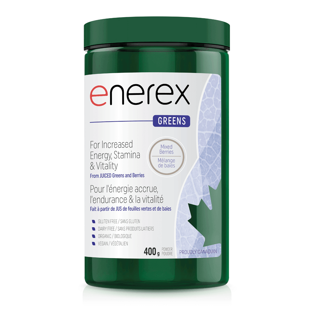 Enerex Greens Gluten Free Mixed Berry 400G - Nature's Source Inc