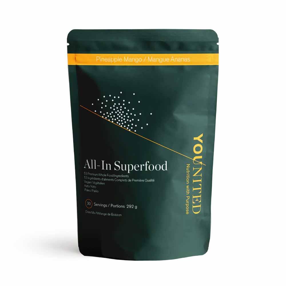 Younited All - in Superfood Pineapple Mango 292g - Nature's Source Inc