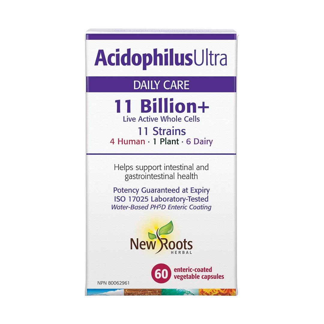 New Roots Acidophilus Ultra (60 Veg Caps) - Nature's Source Inc