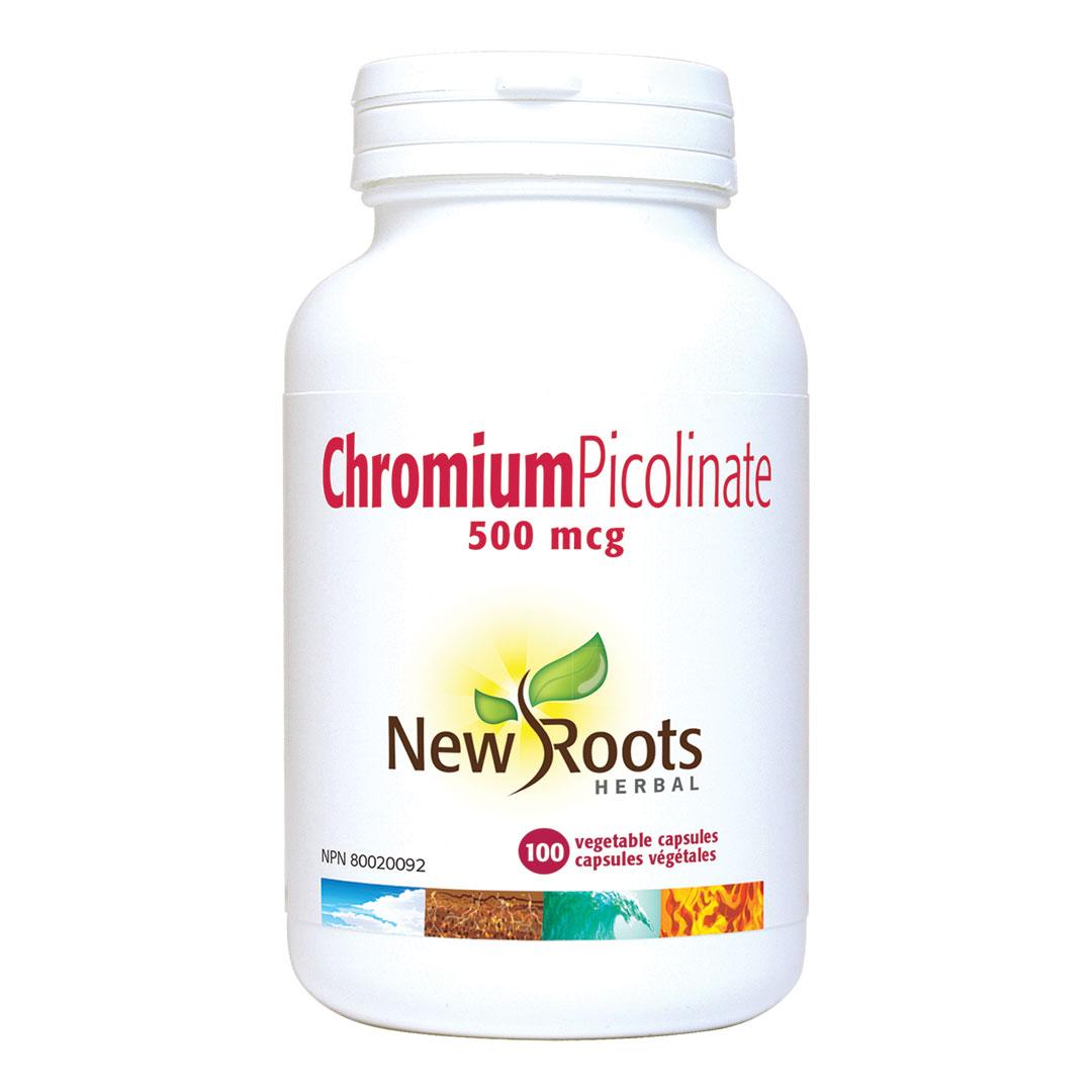 New Roots Chromium Picolinate 500 Mcg 100C - Nature's Source Inc